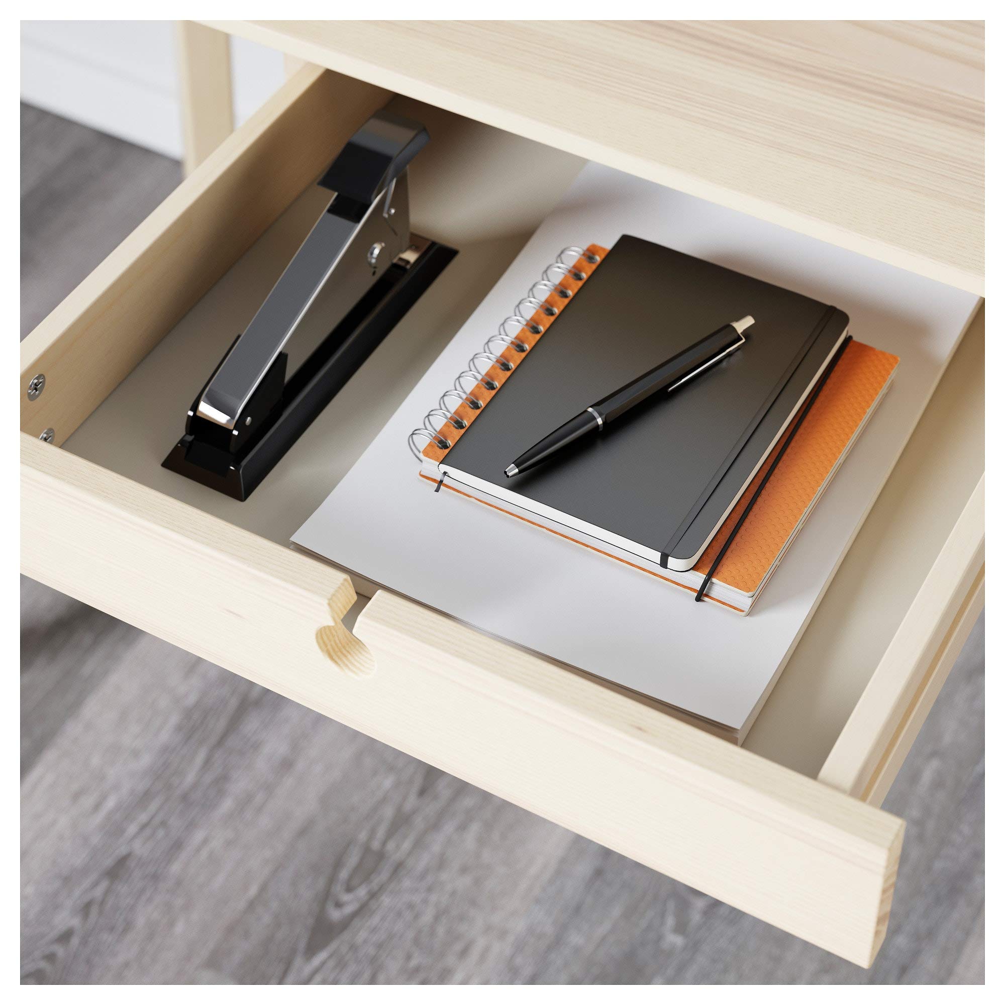 Amazon.co.jp: LISABO デスク, アッシュ材突き板 103.617.46 : 文房具